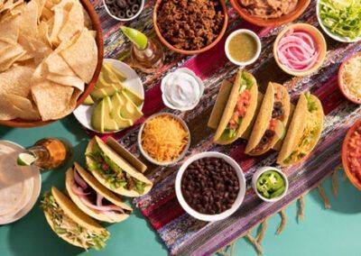 Comida mejicana para actividades