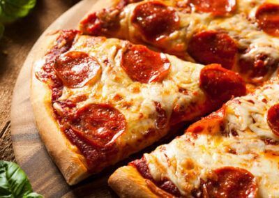 Estacion de pizza en Puerto Rico
